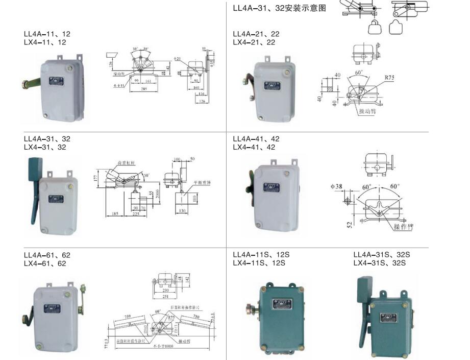 LX4pd限位开兛_装示意图
