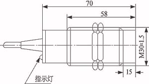 LJM30甉|式传感器(接近开?适用范围外Ş?qing)安装尺? title=