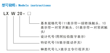 LXW20-11微动开兛_号及含义